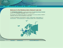 Tablet Screenshot of metaheuristics.org